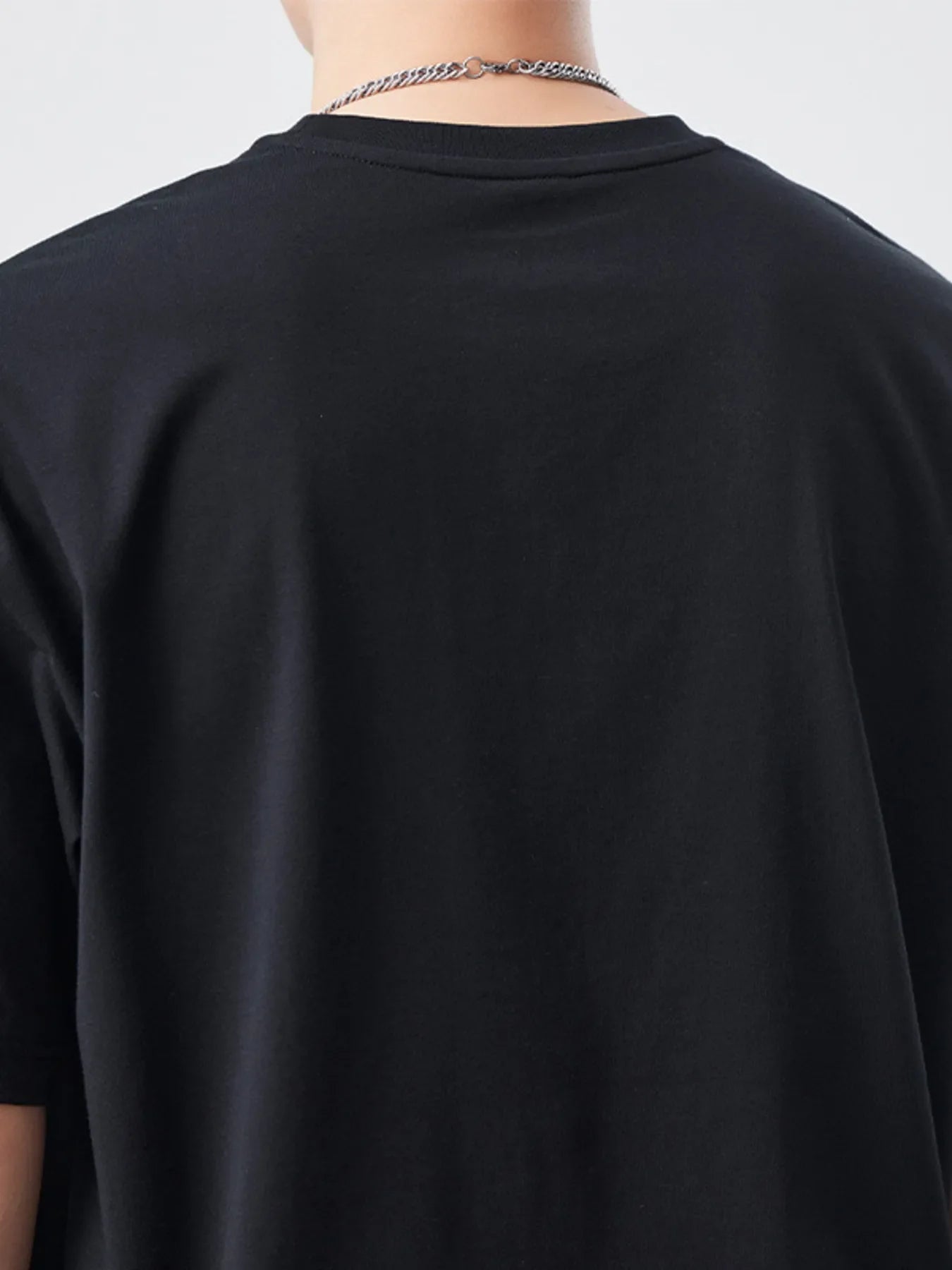Men's Plus Size Round Neck Short Sleeve T-Shirt