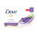 Dove Relaxing Lavender & chamomile scent Beauty Bar 4oz x 4 bars pack of 1
