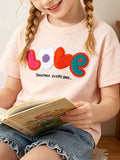 Children's LOVE Round Neck T-Shirt