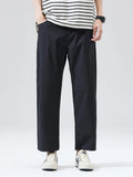 Men's Full Size Wide-Leg Casual Pants Plus Size