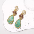 18K Gold-Plated Teardrop Earrings