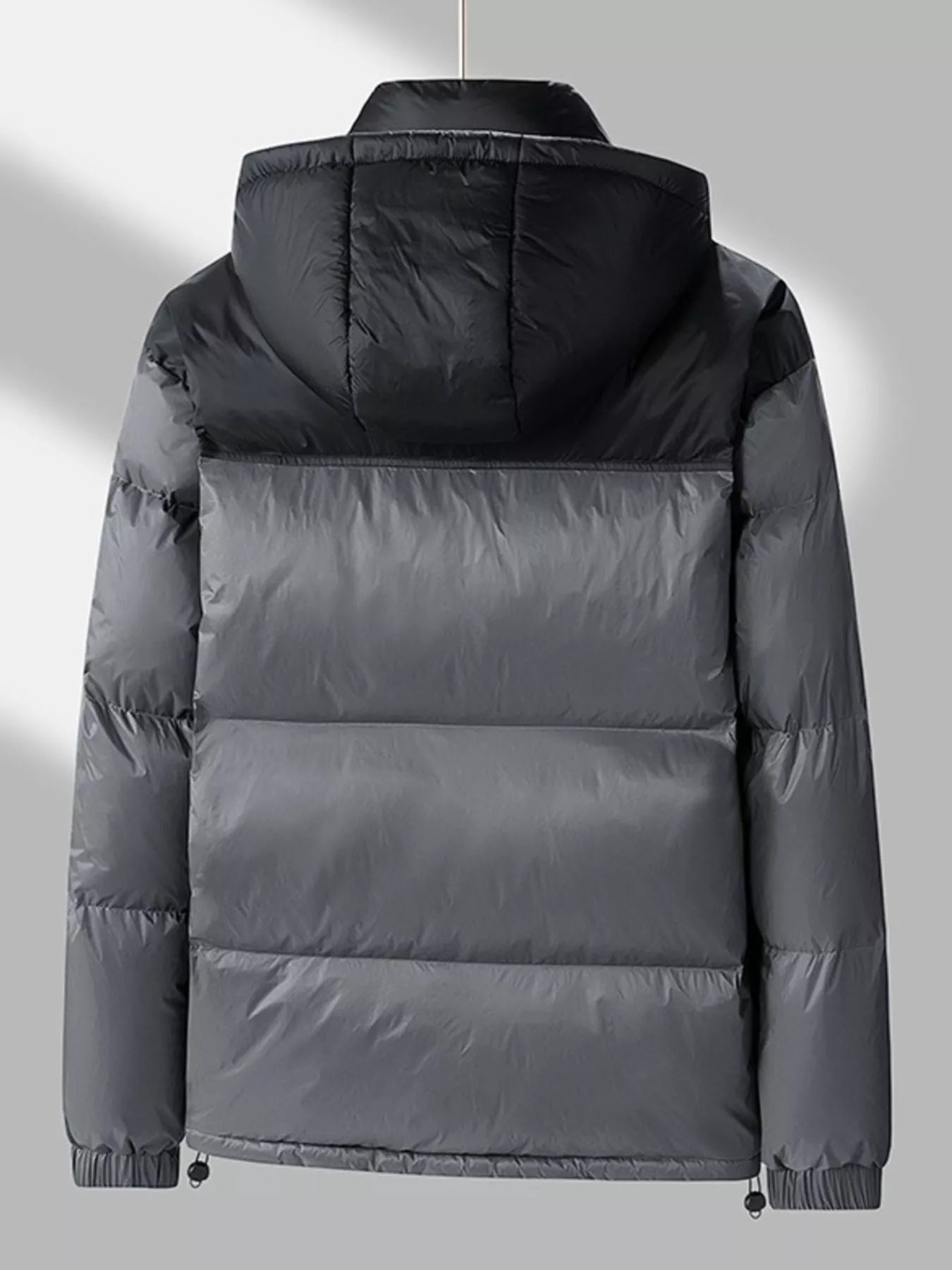 Men's Full Size Lightweight Hooded Puffer Jacket Plus Size