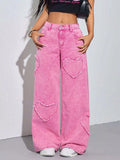 Heart Wide Leg Jeans