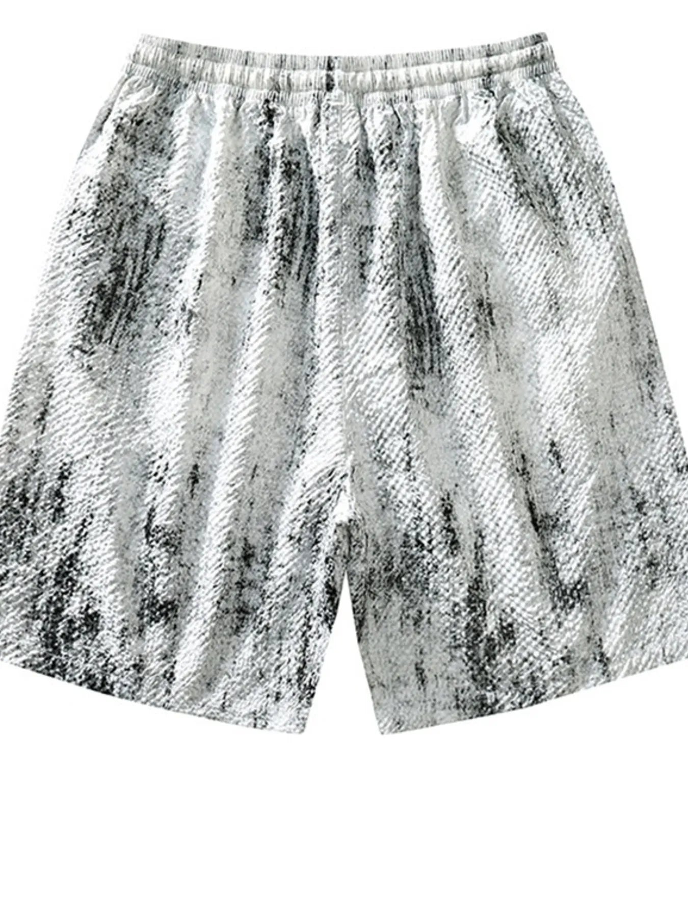 Men's Plus Size Drawstring Shorts with Pockets