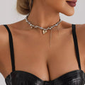 Silver-Plated Heart Necklace