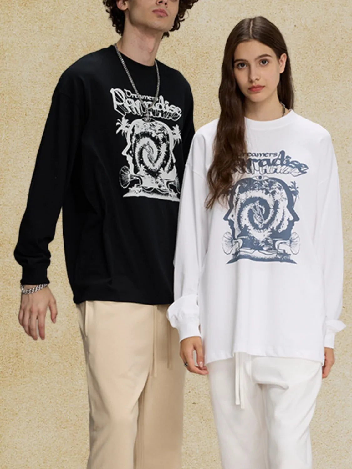 Men's Round Neck Graphic T-Shirt