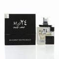 24 Carat White Gold by Lattafa Perfume for Unisex EDP 3.4 oz