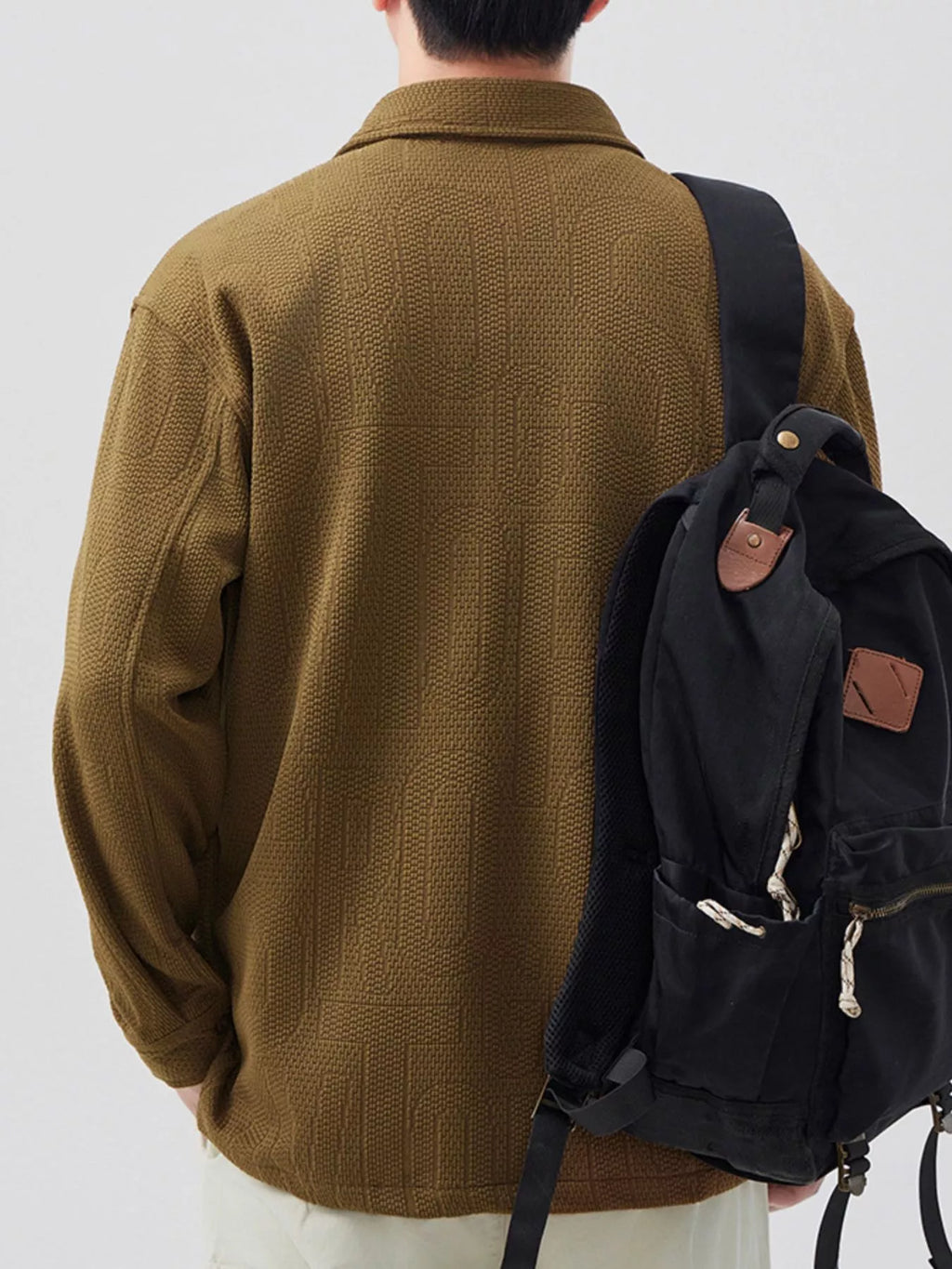 Men's Plus Size Button Up Long Sleeve Shirt
