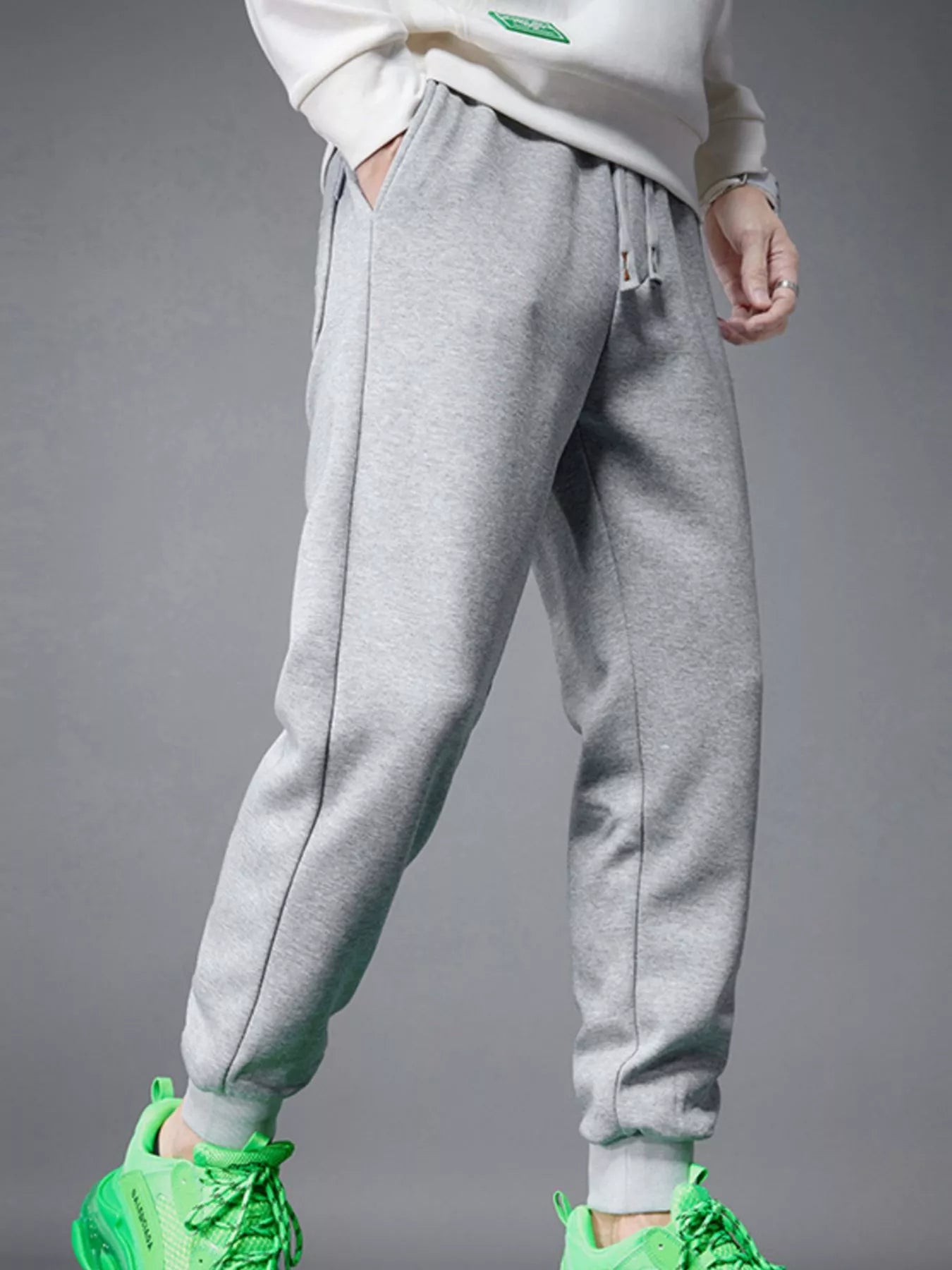 Men's Drawstring Joggers with Pockets