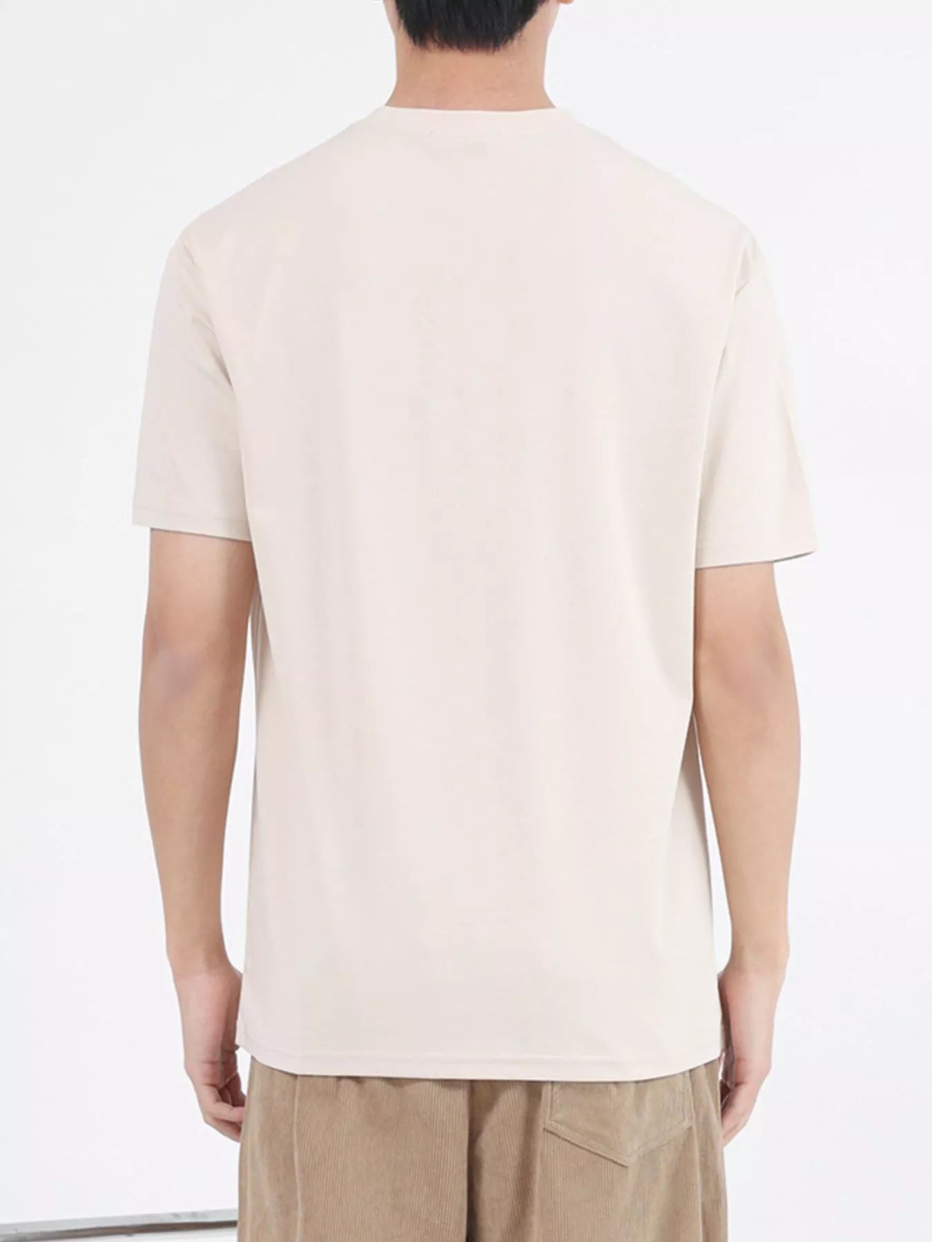 Men's Plus Size Classic Crew Neck T-Shirt