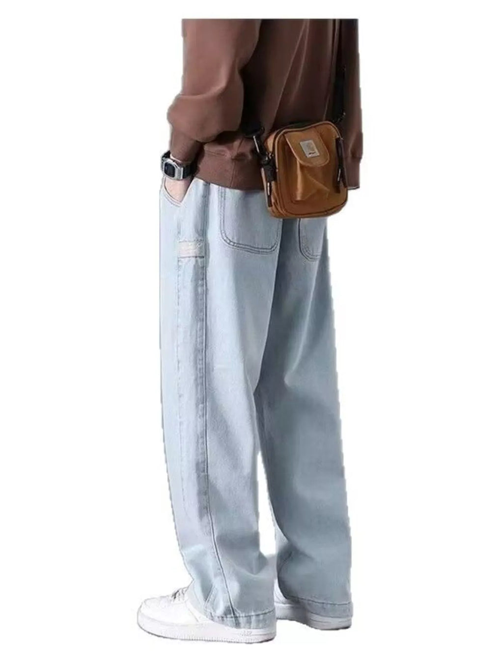 Men's Full Size Wide Leg Jeans Plus Size