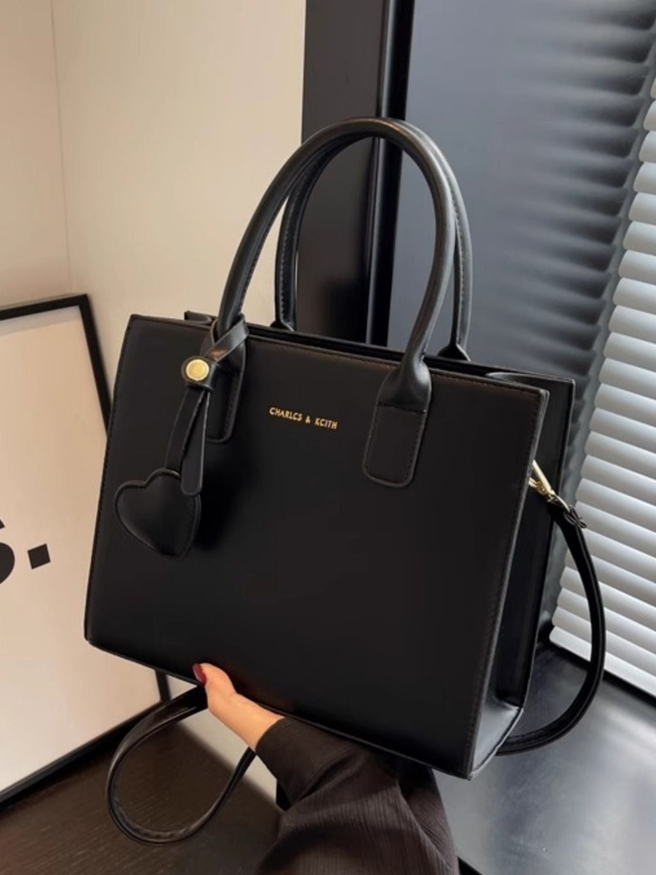 Top Handle Leather Crossbody Bag