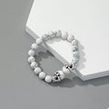 Halloween Skull Beaded Bracelet