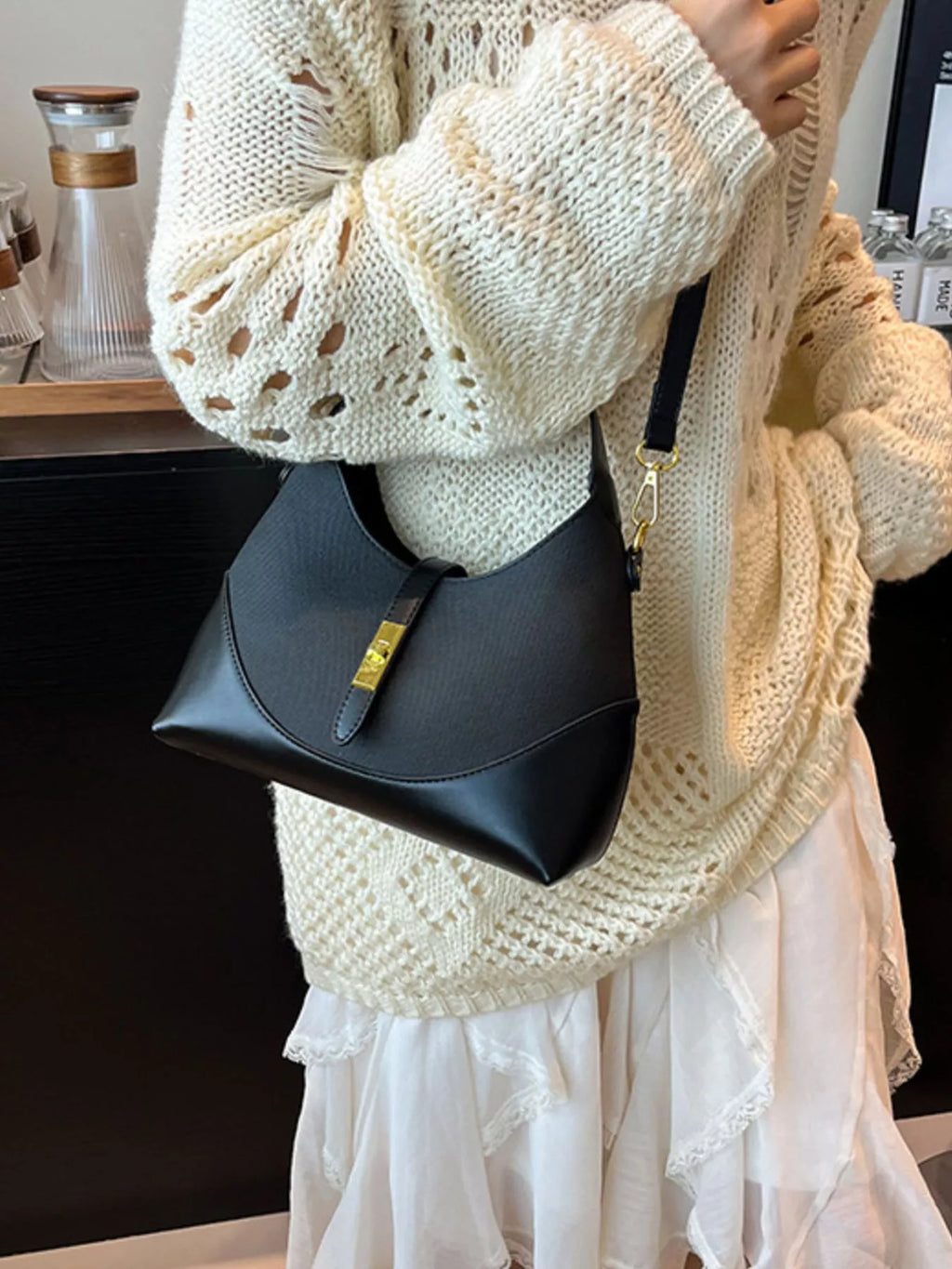 PU Leather Crossbody Bag