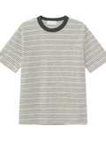 Men's Striped Crew Neck T-Shirt