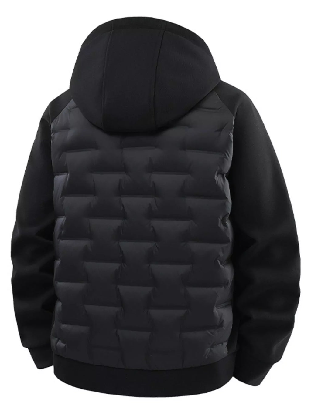 Men's Plus Size Hooded Padded Jacket