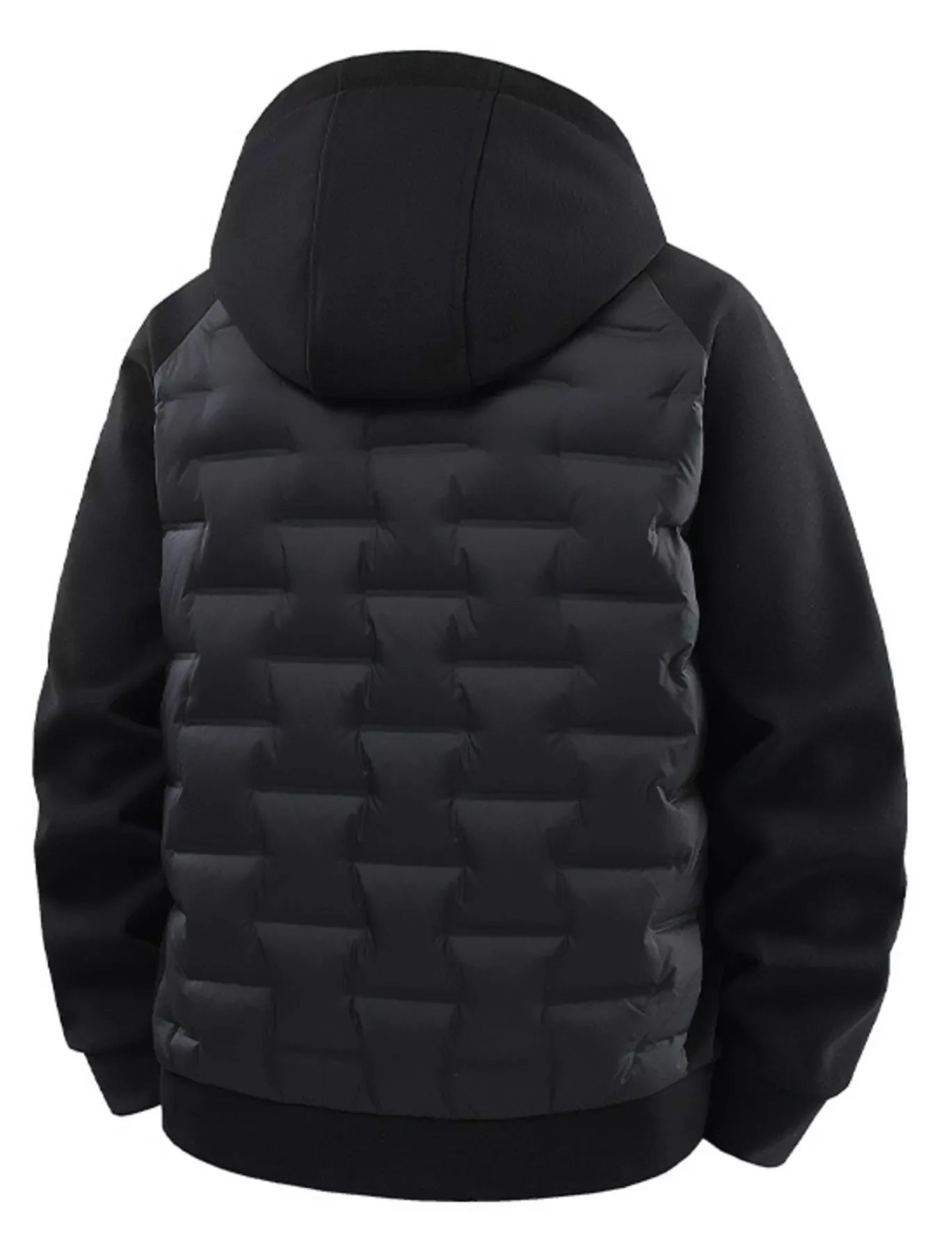 Men's Plus Size Hooded Padded Jacket