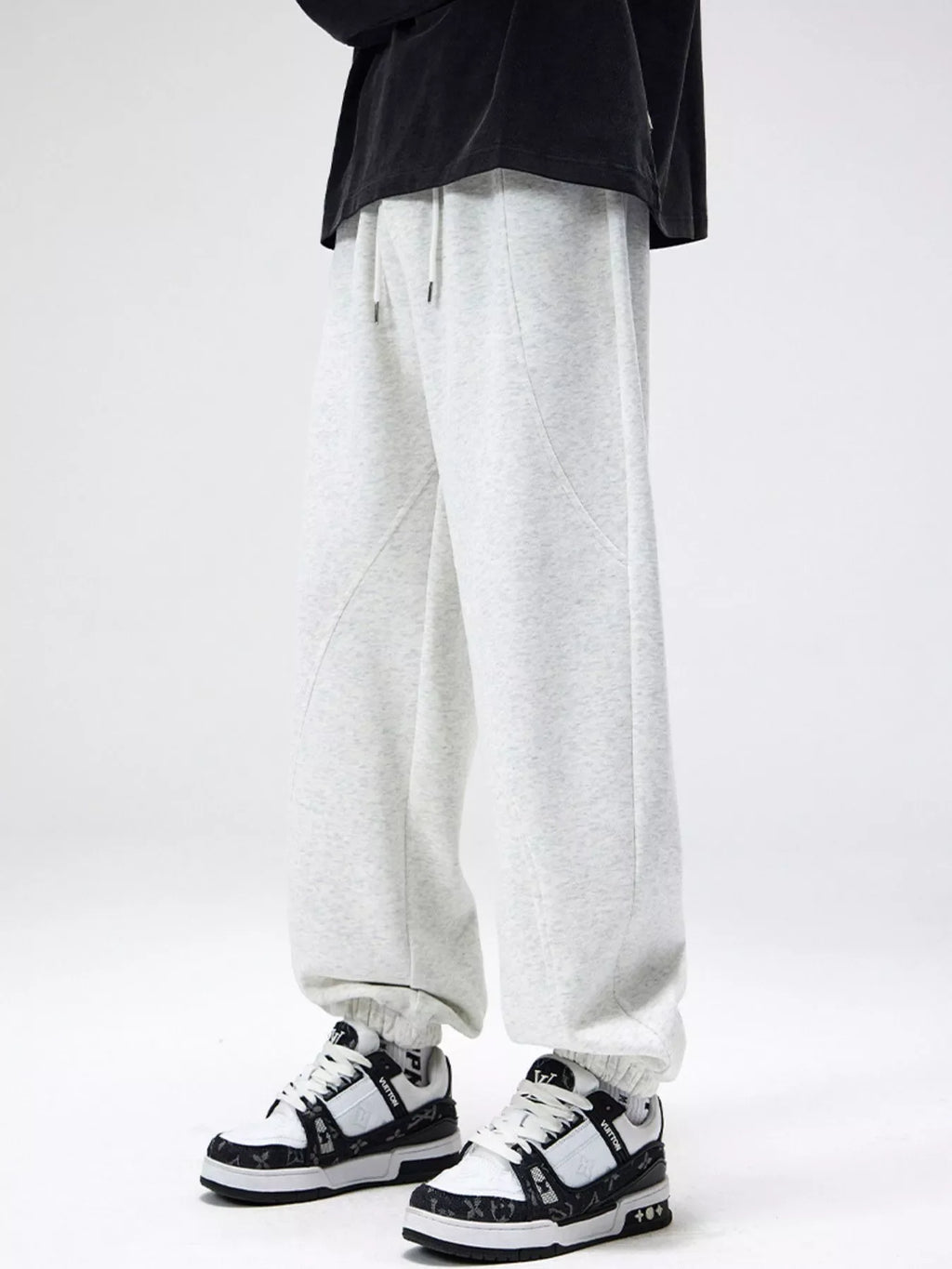 Men's Plus Size Loose Fit Drawstring Sweatpants
