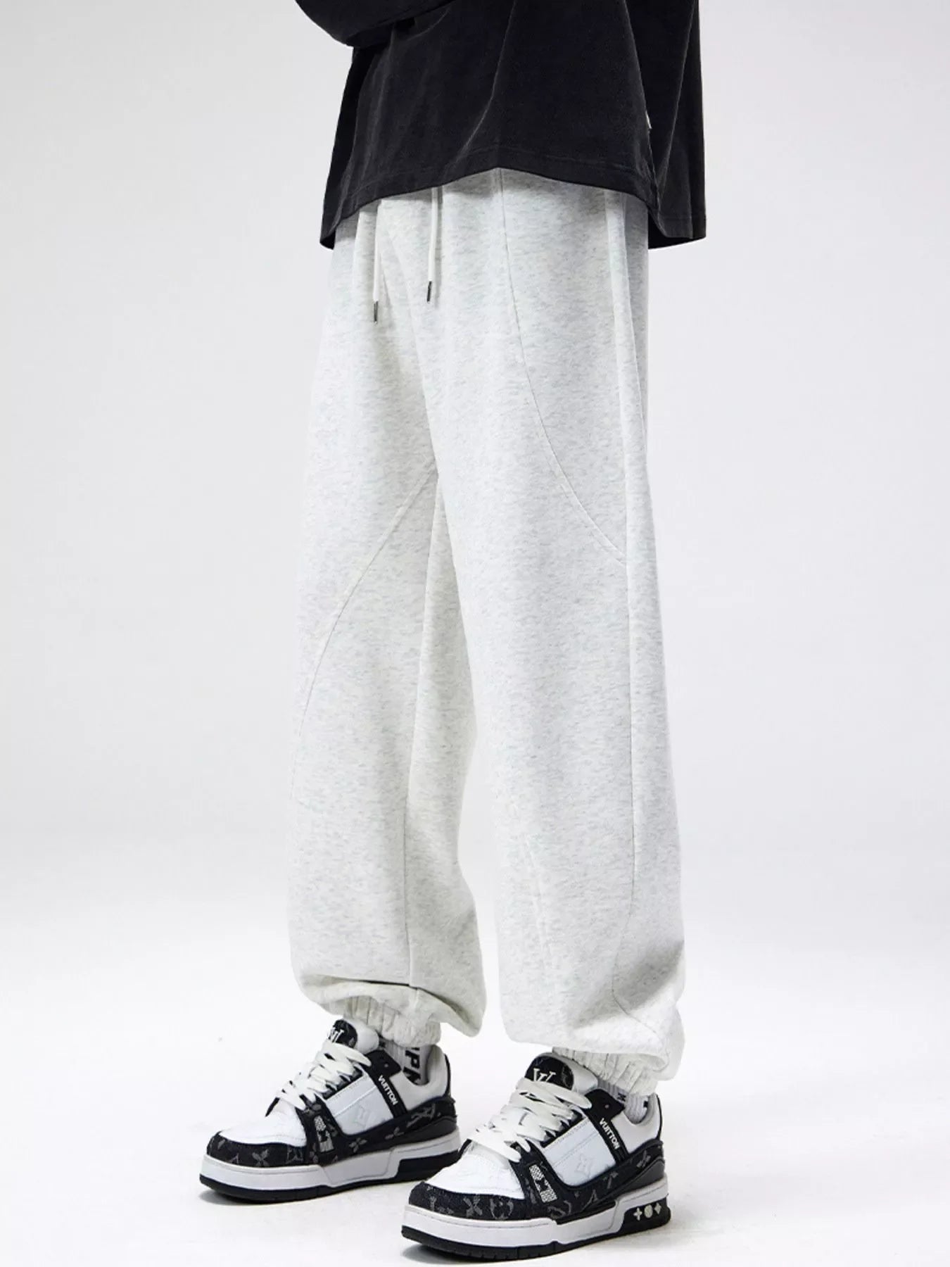 Men's Plus Size Loose Fit Drawstring Sweatpants