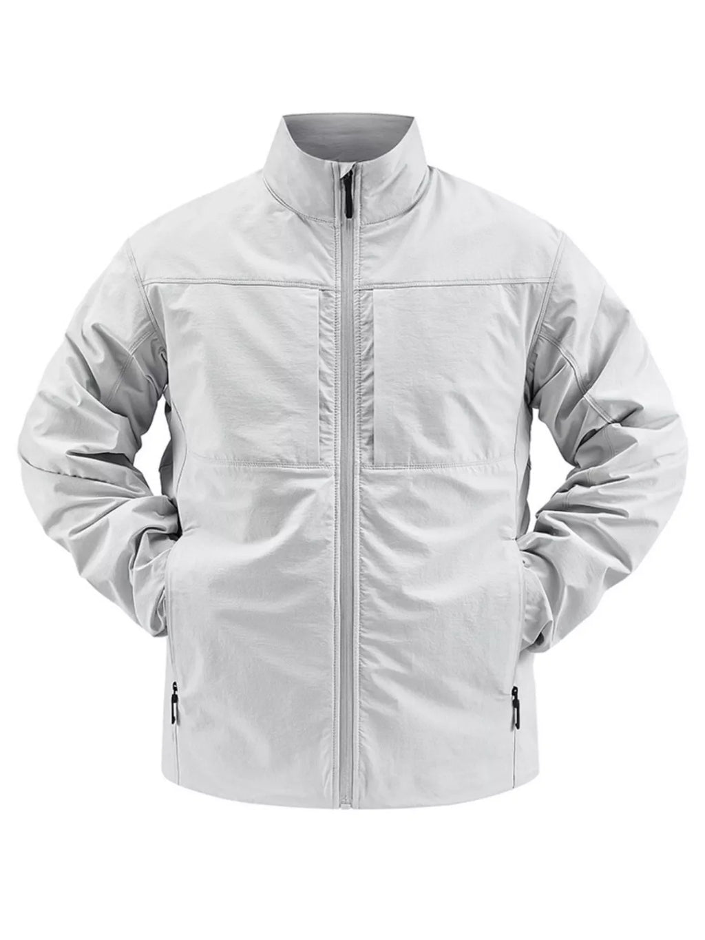 Men's Plus Size Zip Up Lightweight Windproof Outdoor Jacket