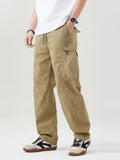 Men's Full Size Wide Leg Cargo Pants Plus Size