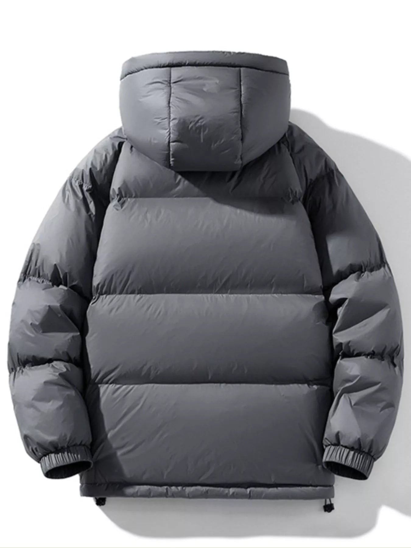Men's Full Size Warm Padded Hooded Puffer Jacket Plus Size