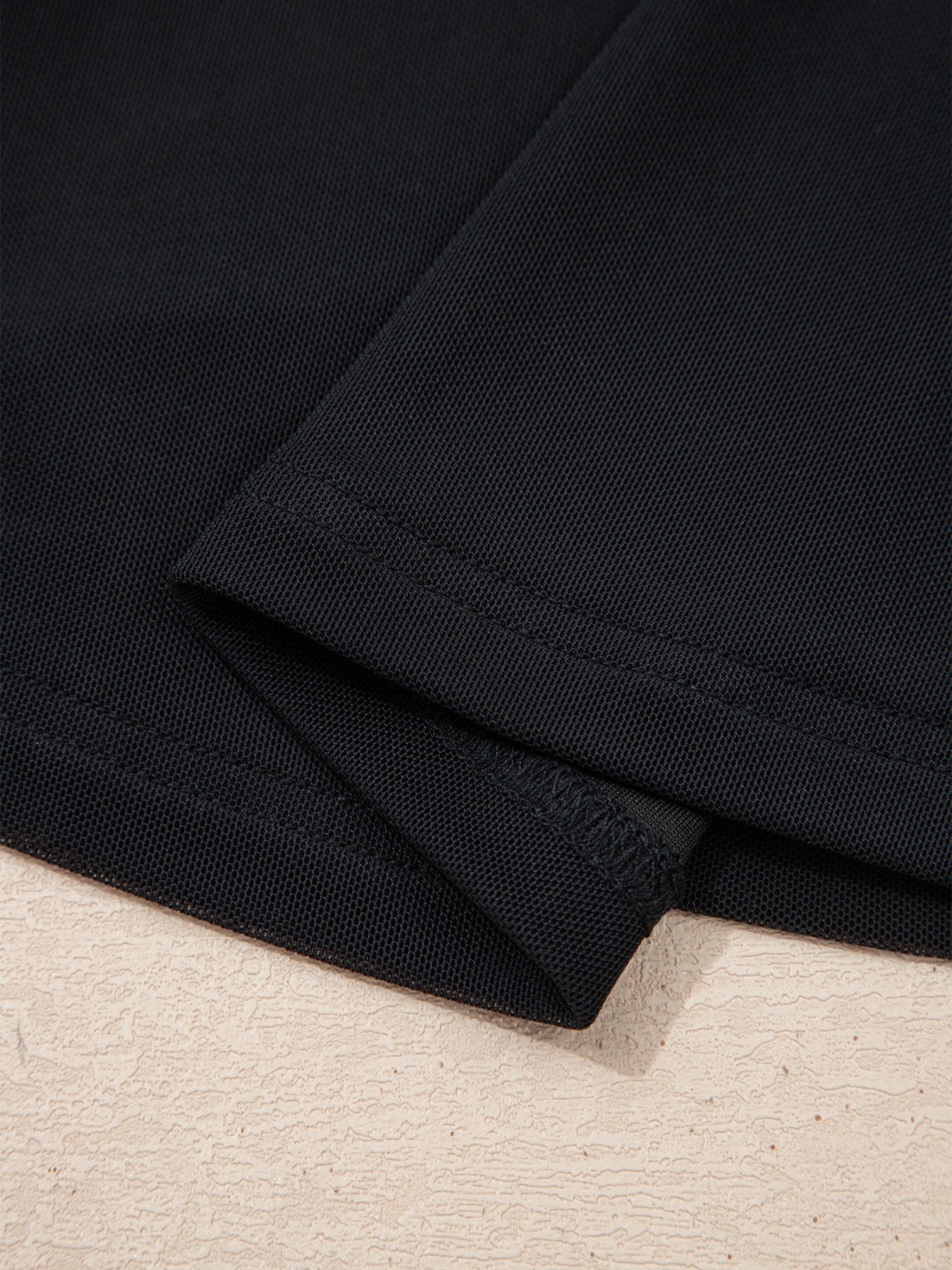 Sheer Mesh Patchwork Cap Sleeve T Shirt