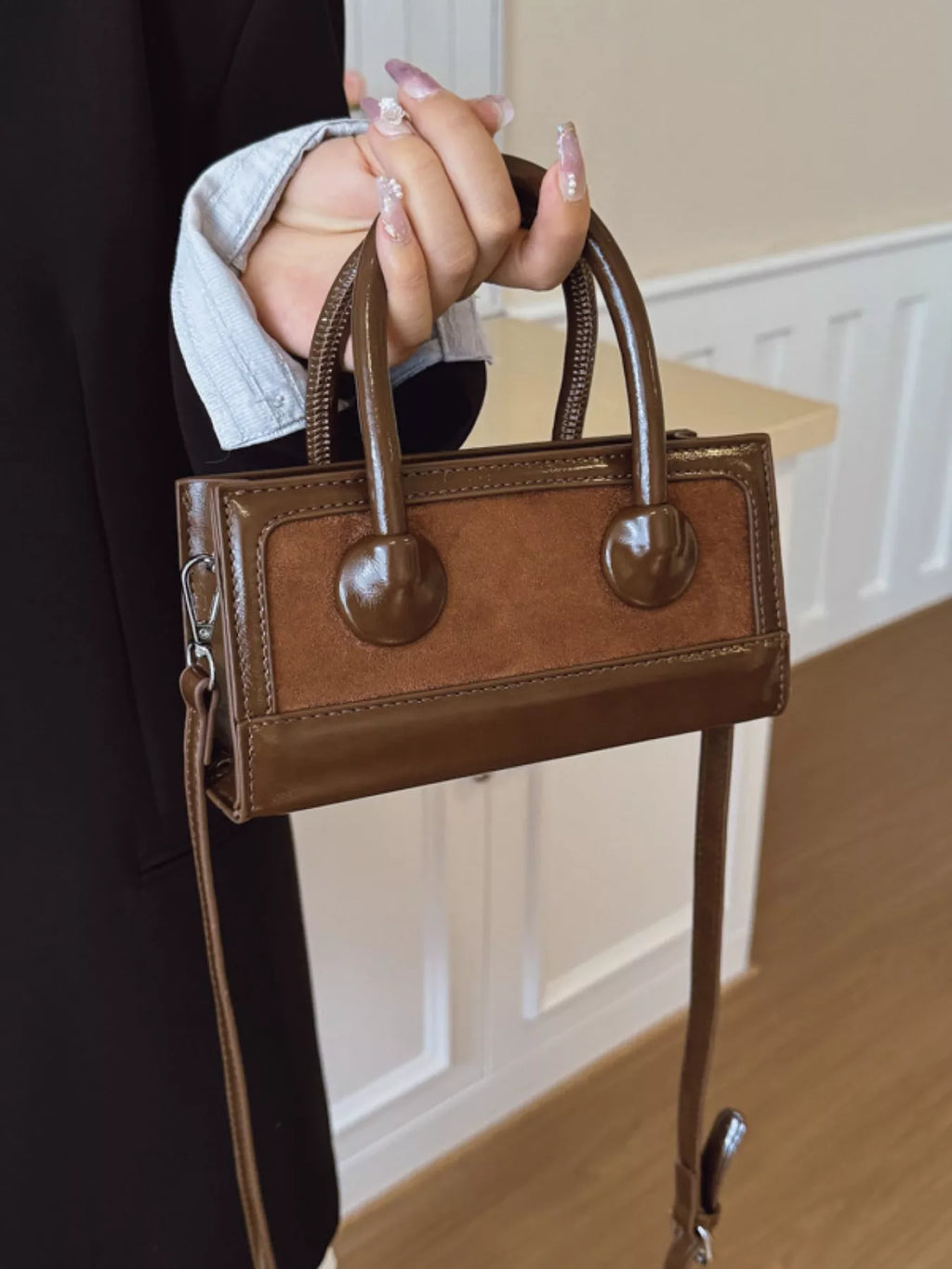 Top Handle Crossbody Bag