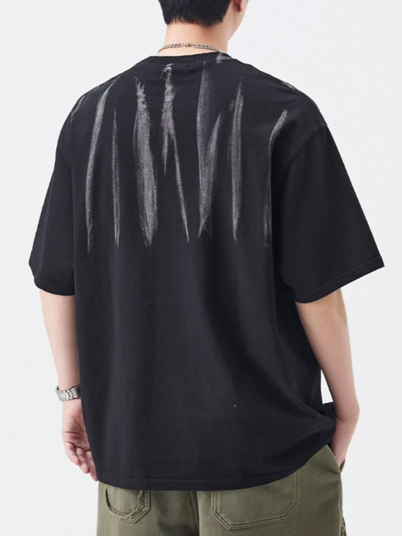 Men's Urban Style Round Neck T-Shirt