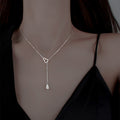 Zircon Gourd Pendant Necklace