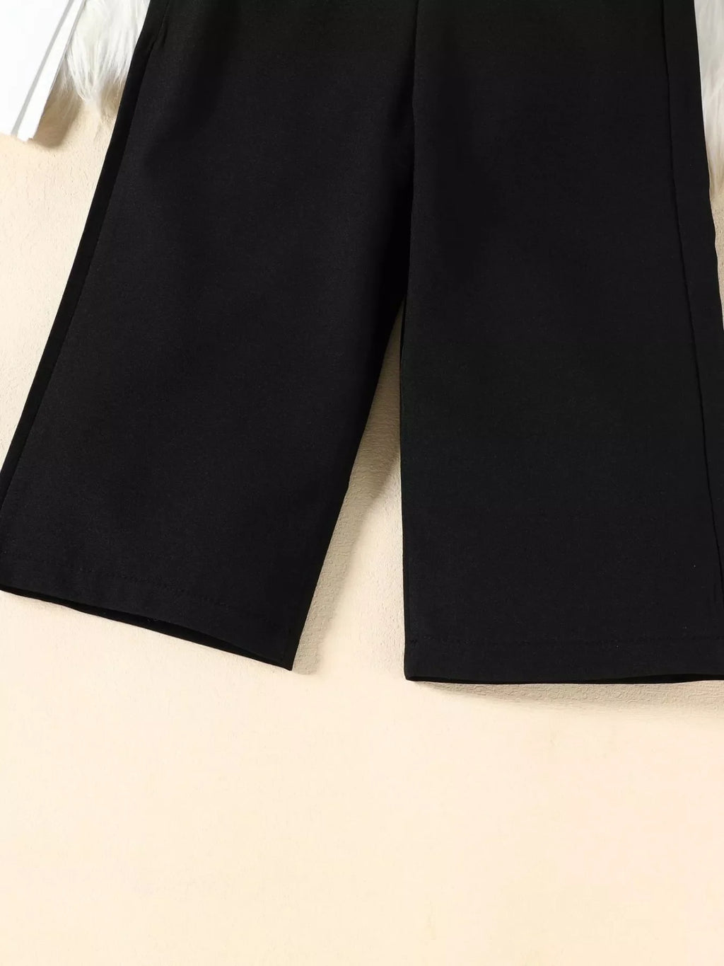 Children's Cami & Ruffle Sleeve Top & Wide Leg Pants Set
