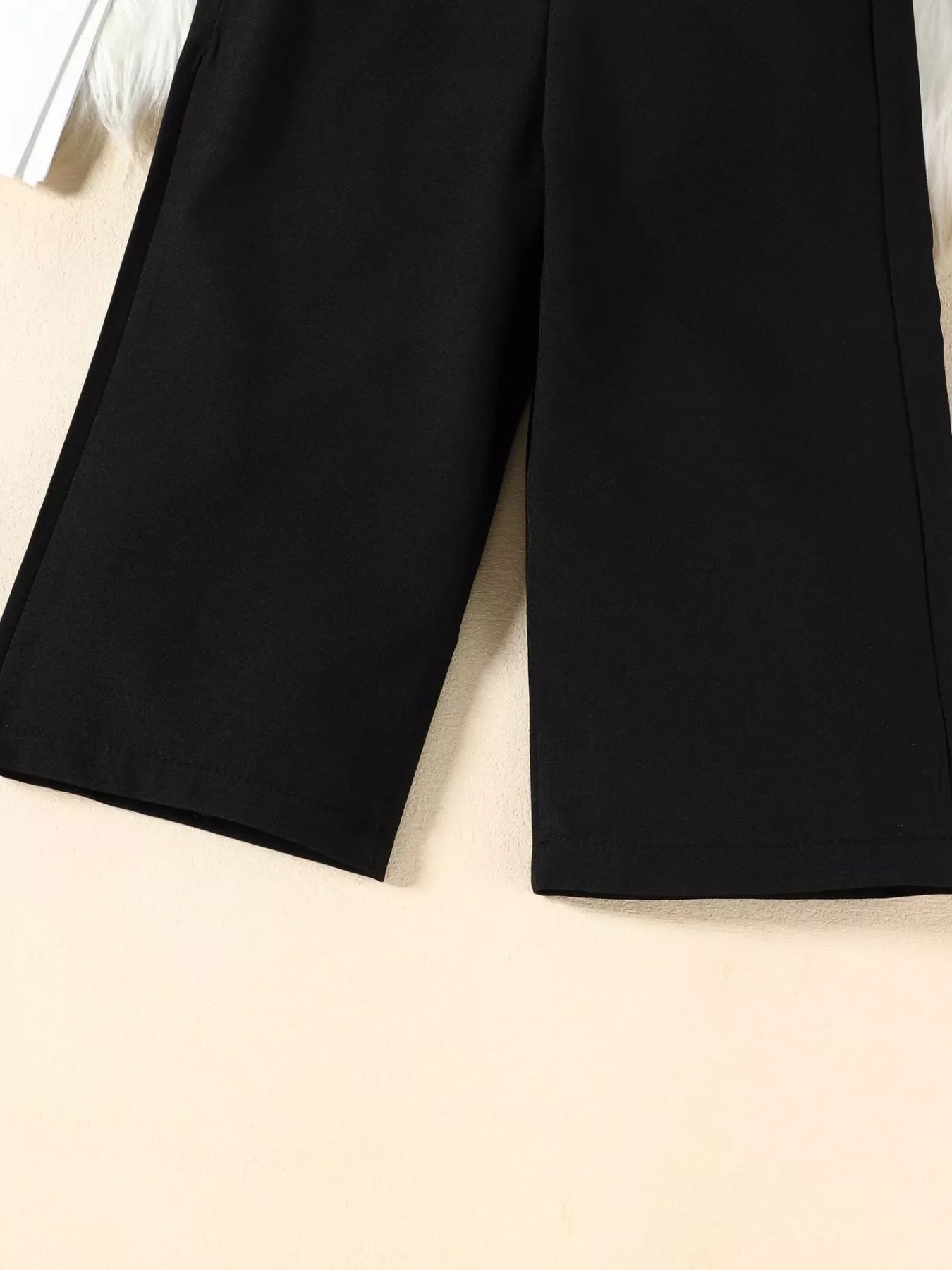 Children's Cami & Ruffle Sleeve Top & Wide Leg Pants Set