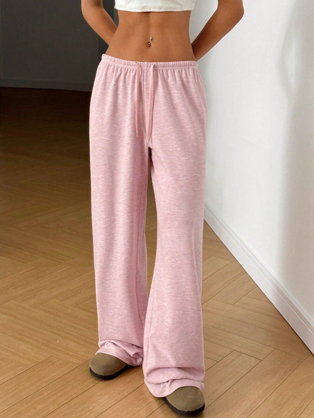 Relaxed Fit Drawstring Pants