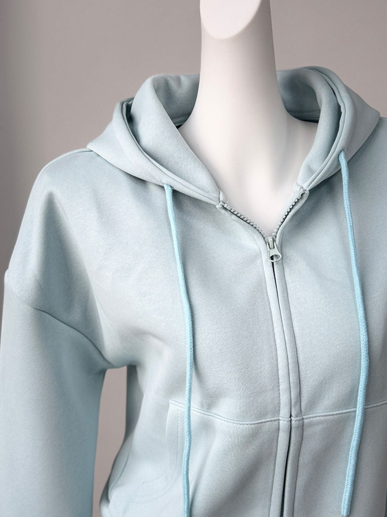 Zip-Up Hoodie and Sweatpants Set