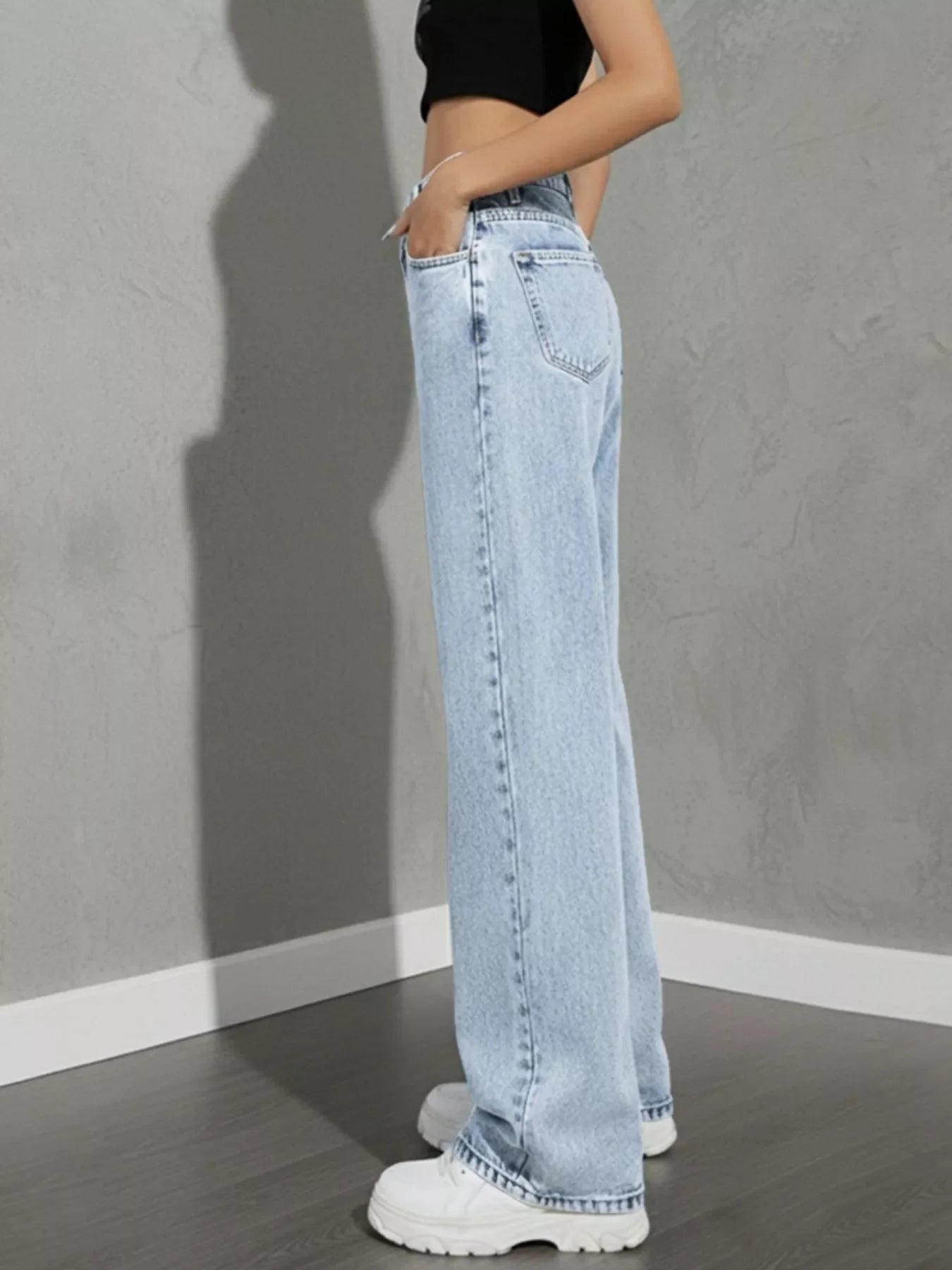 High Waist Wide Leg Jeans