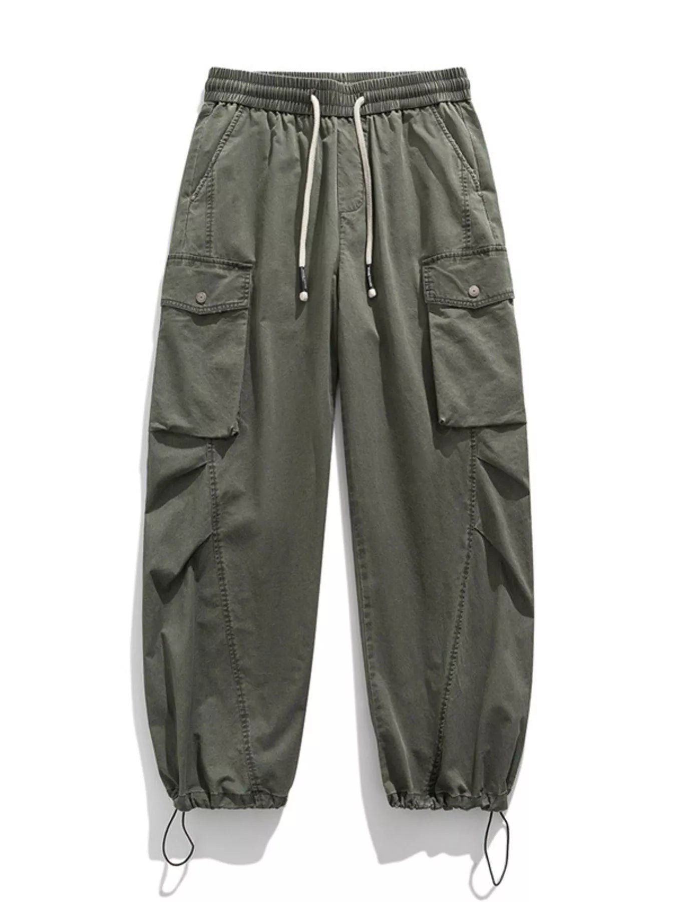 Men's Plus Size Casual Loose Fit Cargo Pants