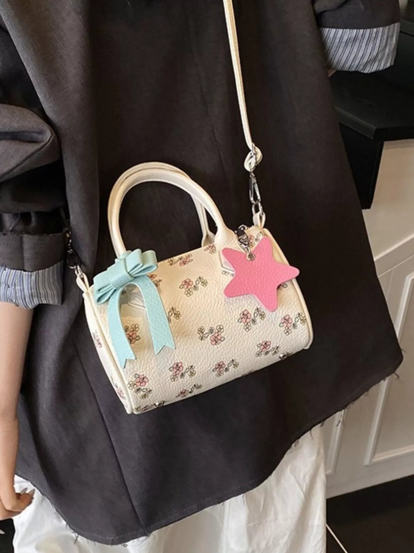 Floral Print Crossbody Bag