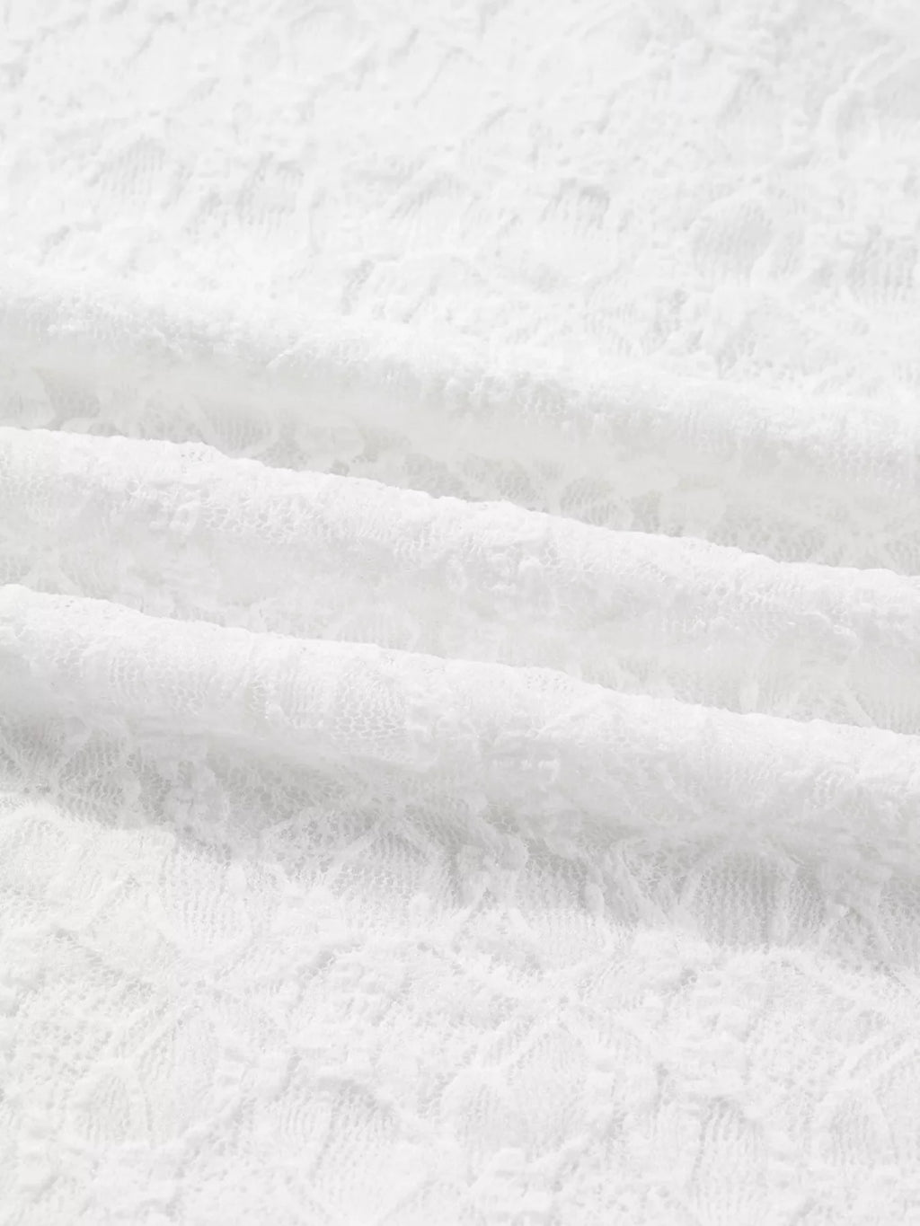 Sheer Lace Long Sleeve Slim Henley Top