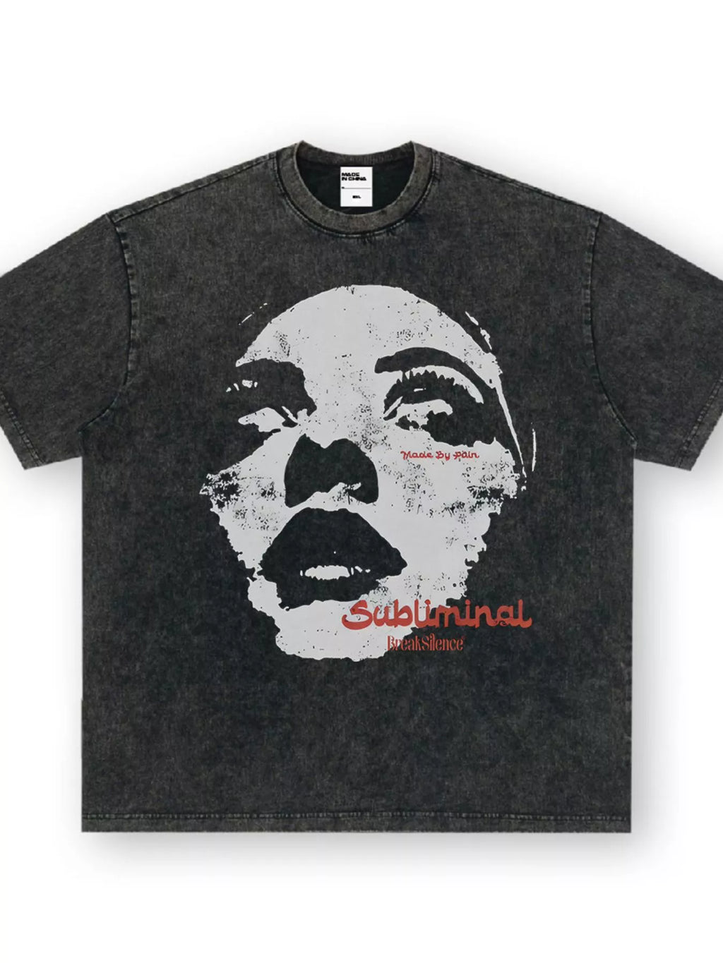 Men's Graphic Round Neck Oversized T-Shirt