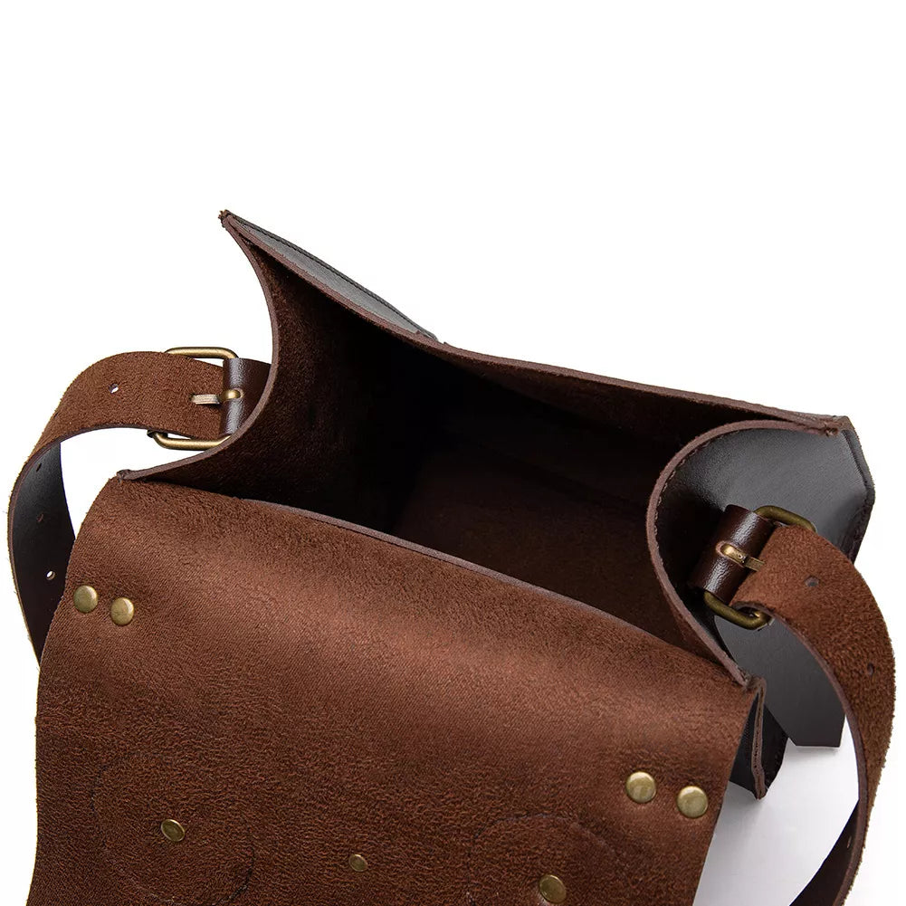Steampunk Gear Decorated Crossbody Bag