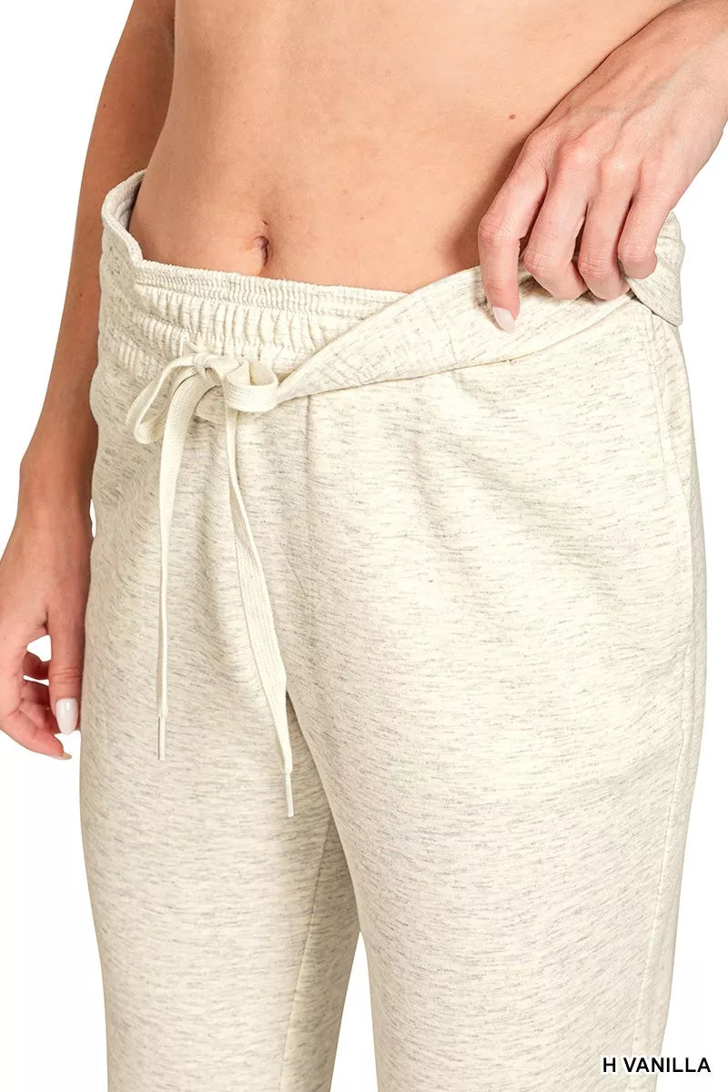 Zenana Scuba Capri Sweatpants with Pocket