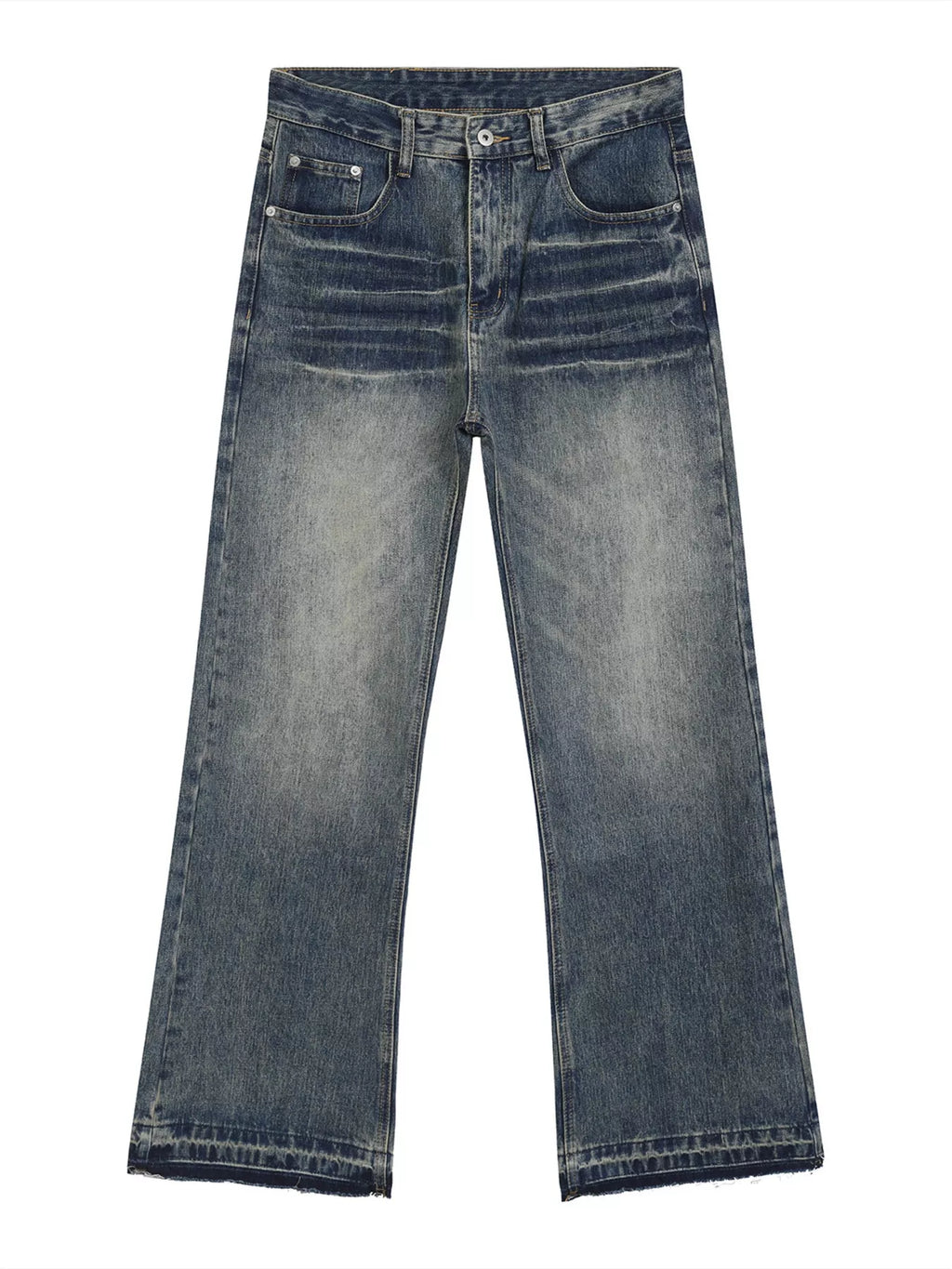 Men's Loose Fit Vintage Wash Jeans
