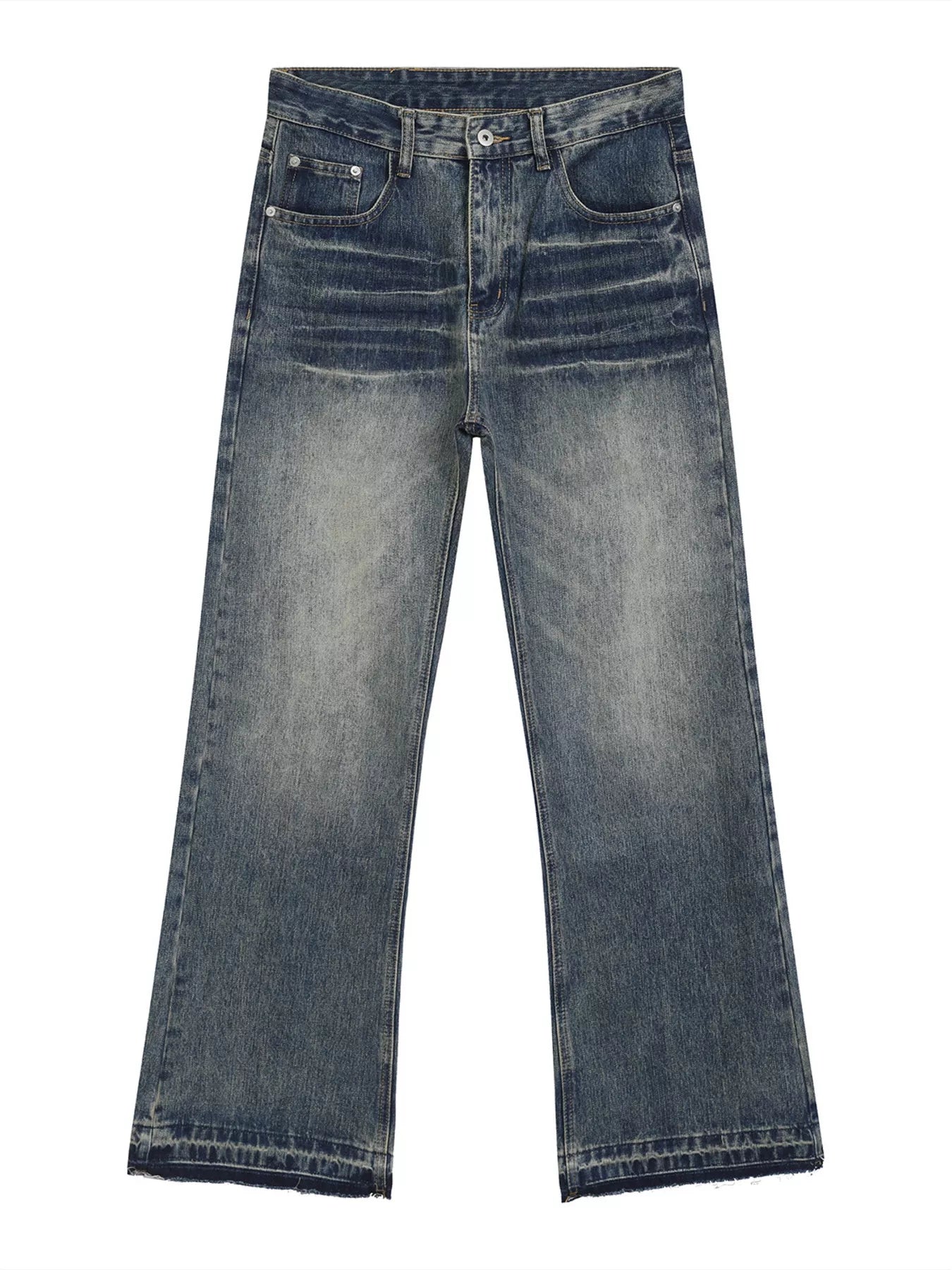 Men's Loose Fit Vintage Wash Jeans