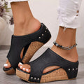Open Toe Wedge Sandals