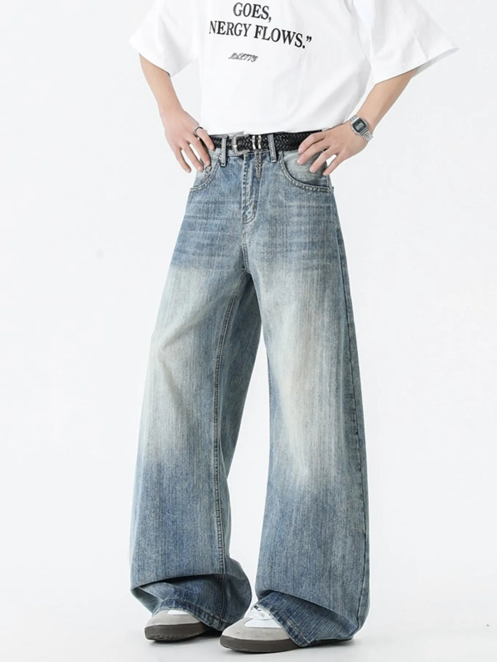Men's Wide Leg Jeans