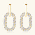 2.16 Carat Moissanite 925 Sterling Silver Earrings