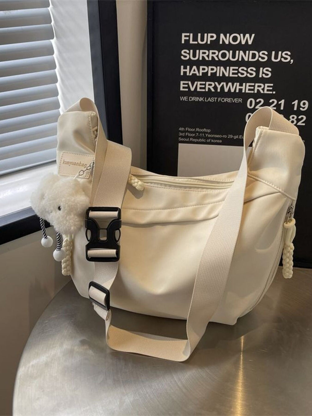 Lightweight Cloud Charm Crossbody Bag
