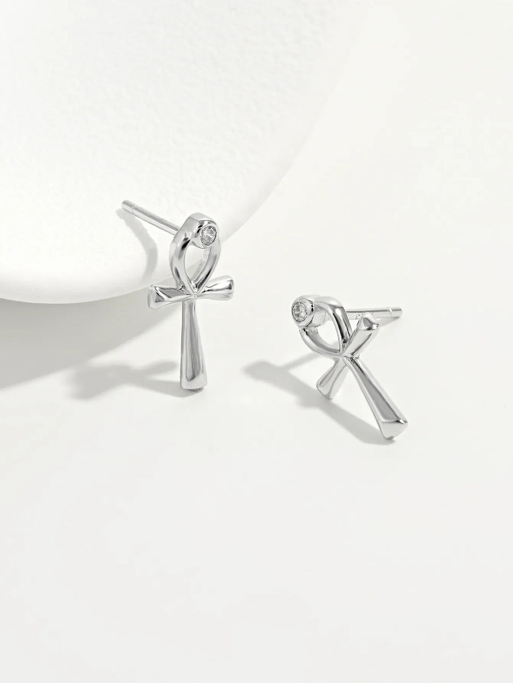 925 Sterling Silver Inland Zircon Earrings