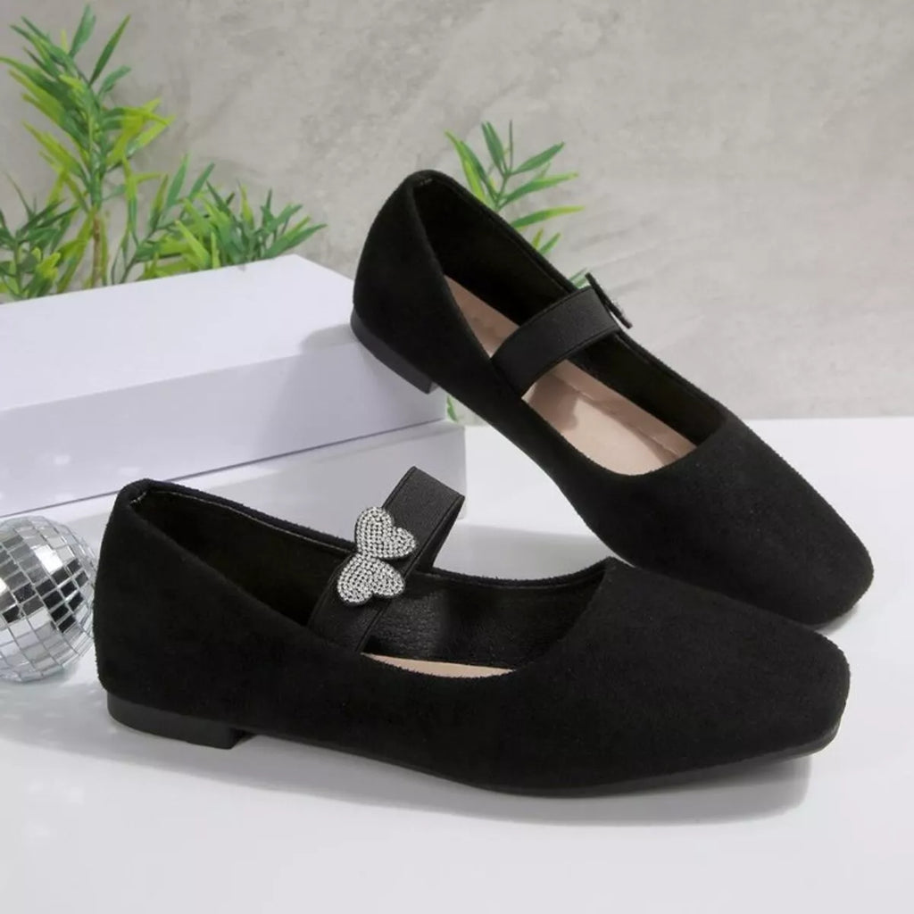 Square Toe Flats Slip-Ons