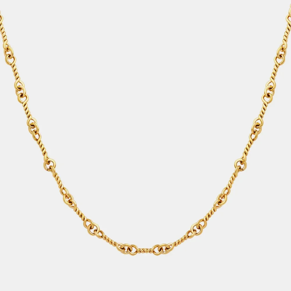 Titanium Steel Chain Link Necklace